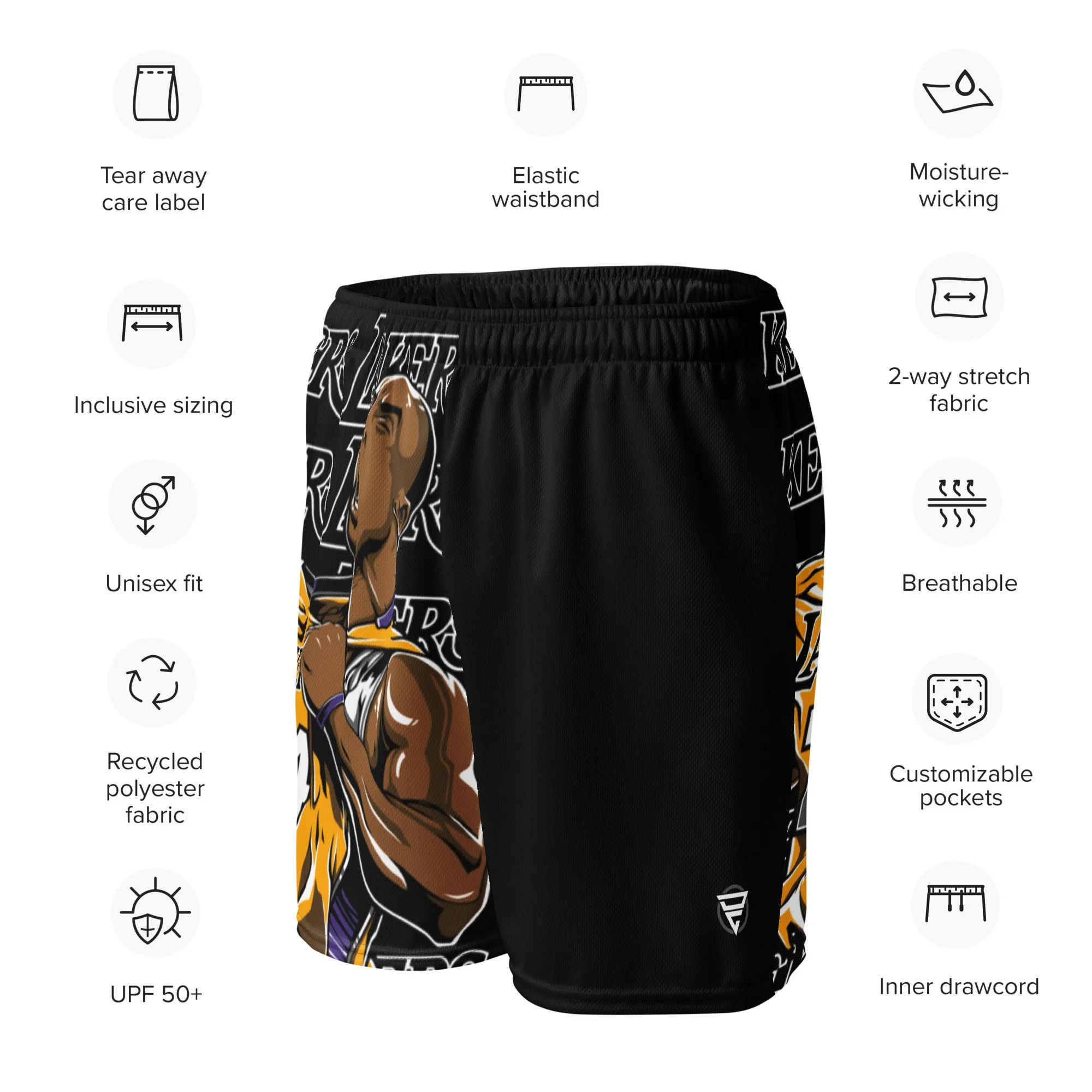 24 Mamba Unisex mesh shorts