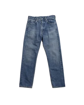 5 POCKET REGULAR PANTS -USED WASHED DENIM-