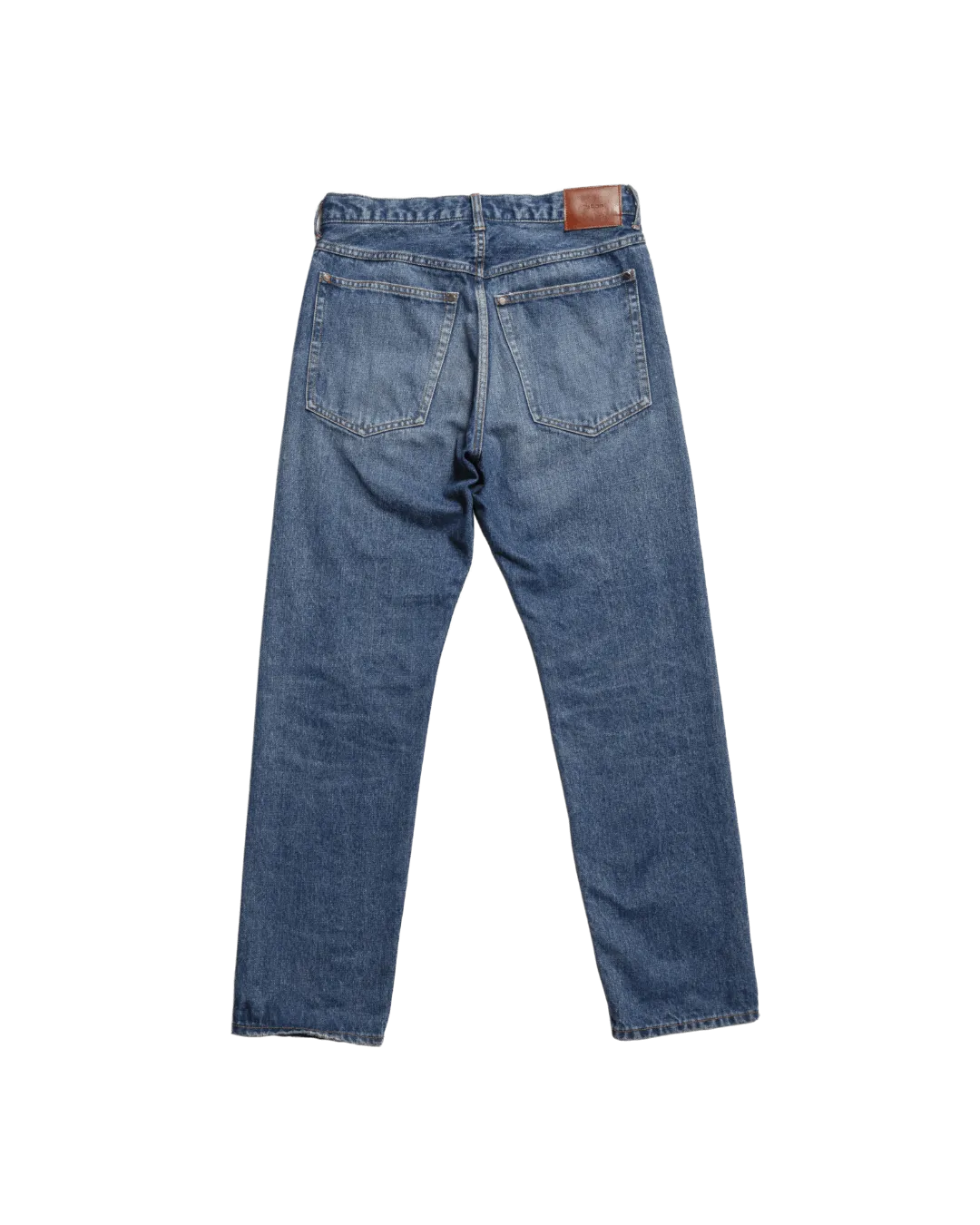 5 POCKET REGULAR PANTS -USED WASHED DENIM-
