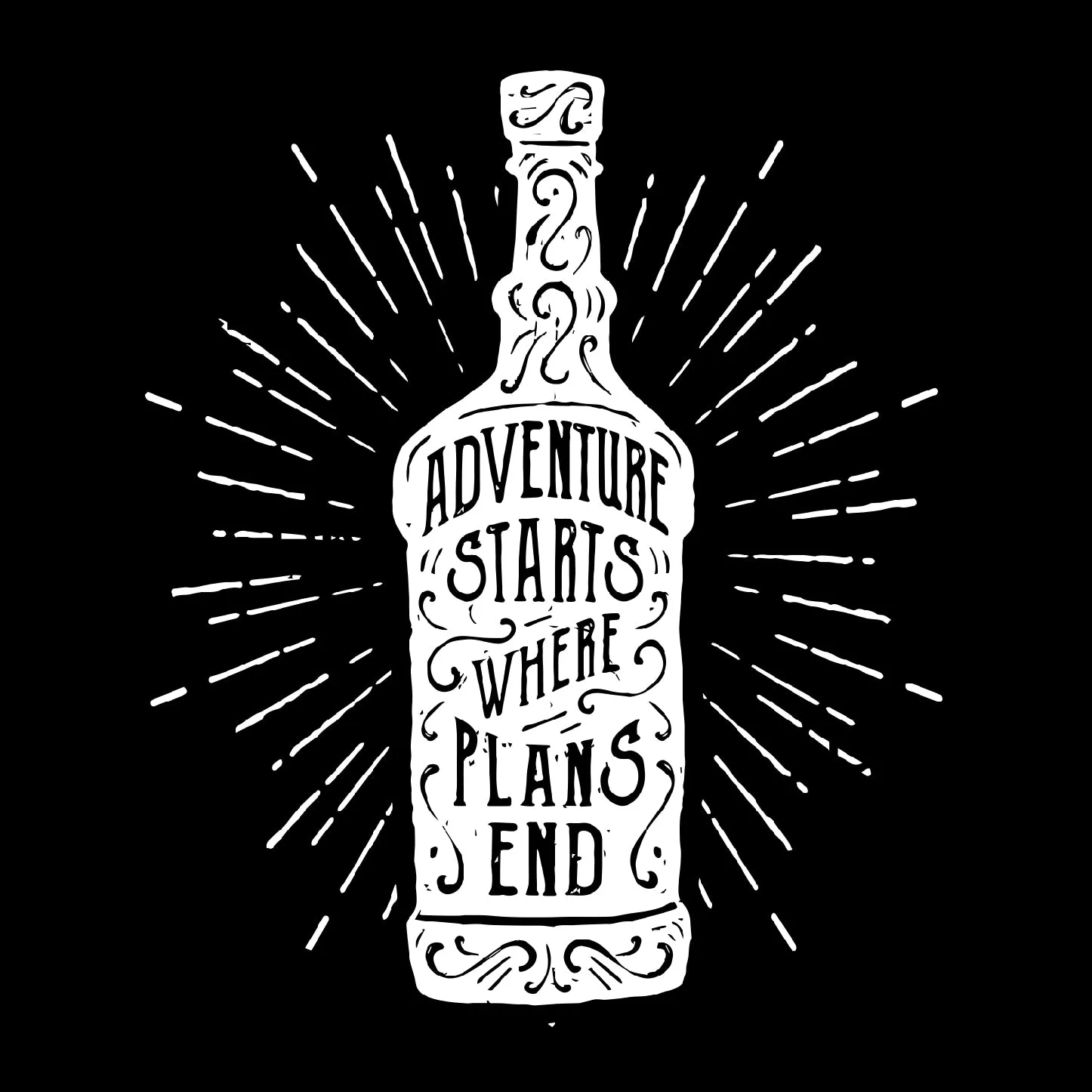 Adventure starts where plans end