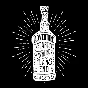 Adventure starts where plans end