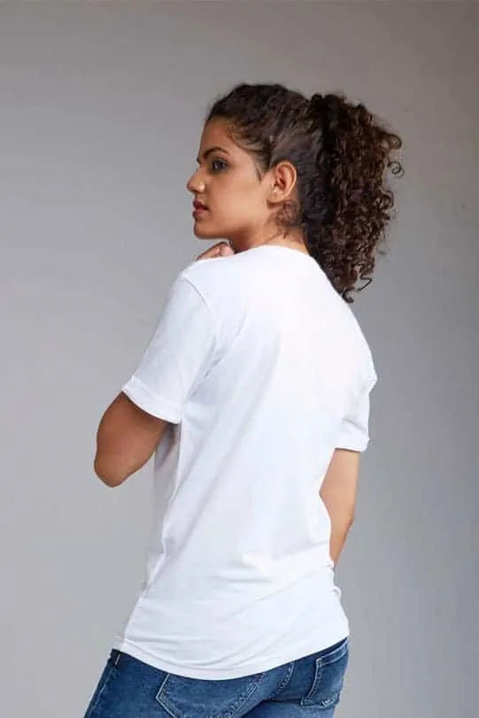 Alexis White Bamboo/Organic Cotton T-shirt