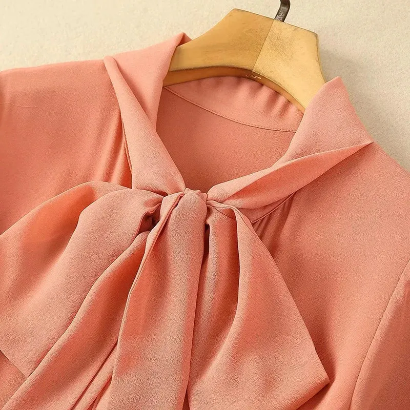 Averi High Waist Shirt Pleated Dress