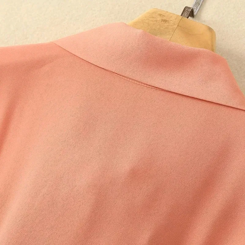 Averi High Waist Shirt Pleated Dress