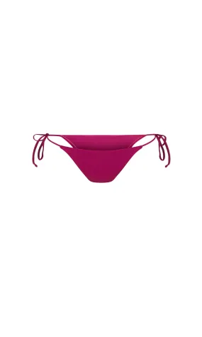 AYLA Tie Bikini Bottom Bougainvillea