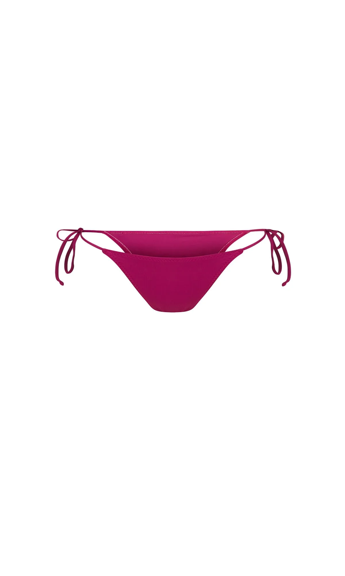 AYLA Tie Bikini Bottom Bougainvillea