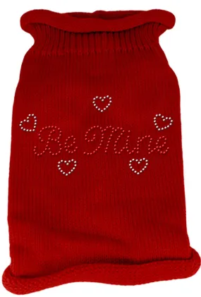 Be Mine Rhinestone Knit Pet Sweater XXL Red