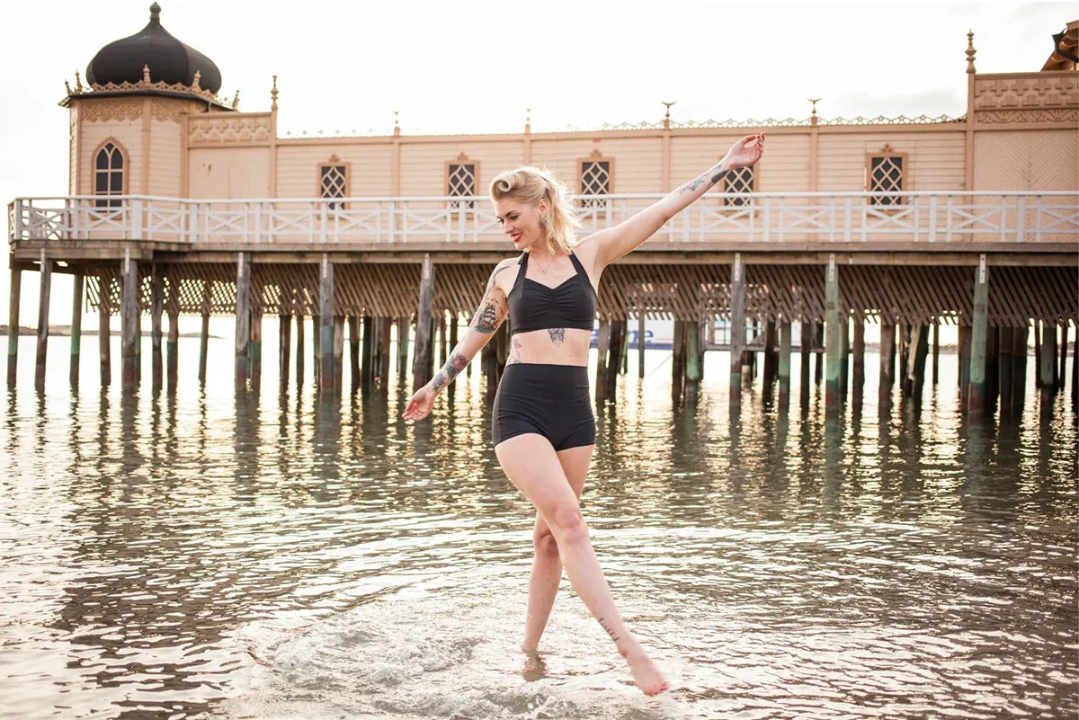 Black Simple bikini top