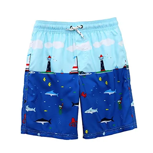 Boys Swim Trunks with UPF 50  Sun Protection