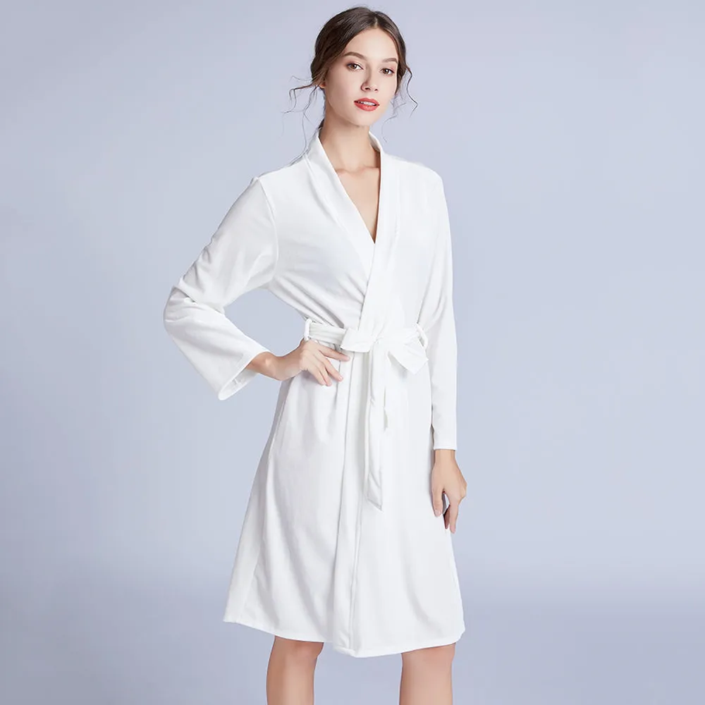 Bridesmaid Gifts Personalized Bridesmaid Robes Customized Velvet Robe Embroidered Bridal Party Robe