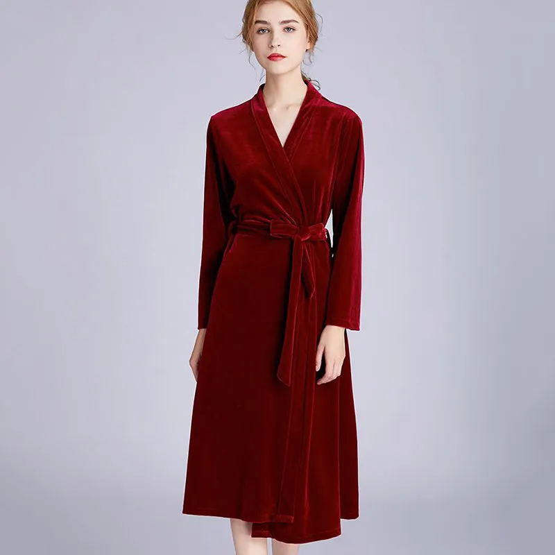 Bridesmaid Gifts Personalized Bridesmaid Robes Customized Velvet Robe Embroidered Bridal Party Robe