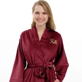 Bridesmaid Gifts Personalized Bridesmaid Robes Customized Velvet Robe Embroidered Bridal Party Robe