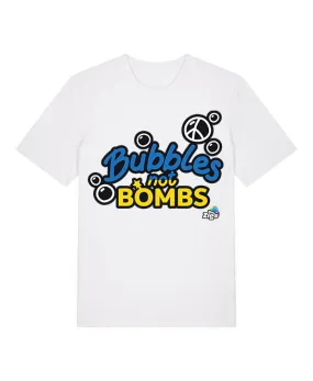 Bubbles Not Bombs T-shirt - Ukraine Flag Version
