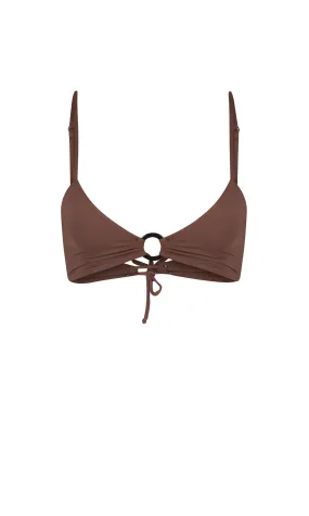 CALI Top Chocolate Brown