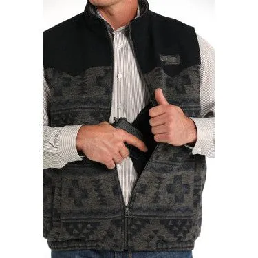 Cinch Men's CC Wooly Vest - Navy