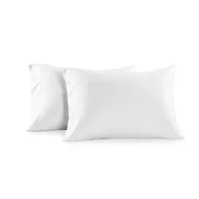CinchFit American Made Luxury 600TC Thick Quality 100% Cotton Queen And King Pillowcase Set