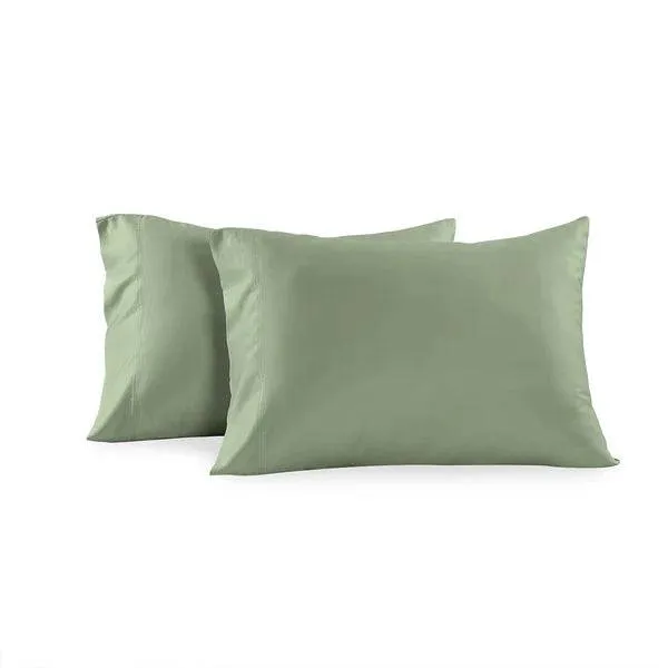 CinchFit American Made Luxury 600TC Thick Quality 100% Cotton Queen And King Pillowcase Set