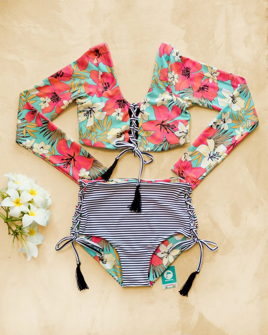 Colon 1 / Uribante Two Piece Swimsuit Reversible Bottom