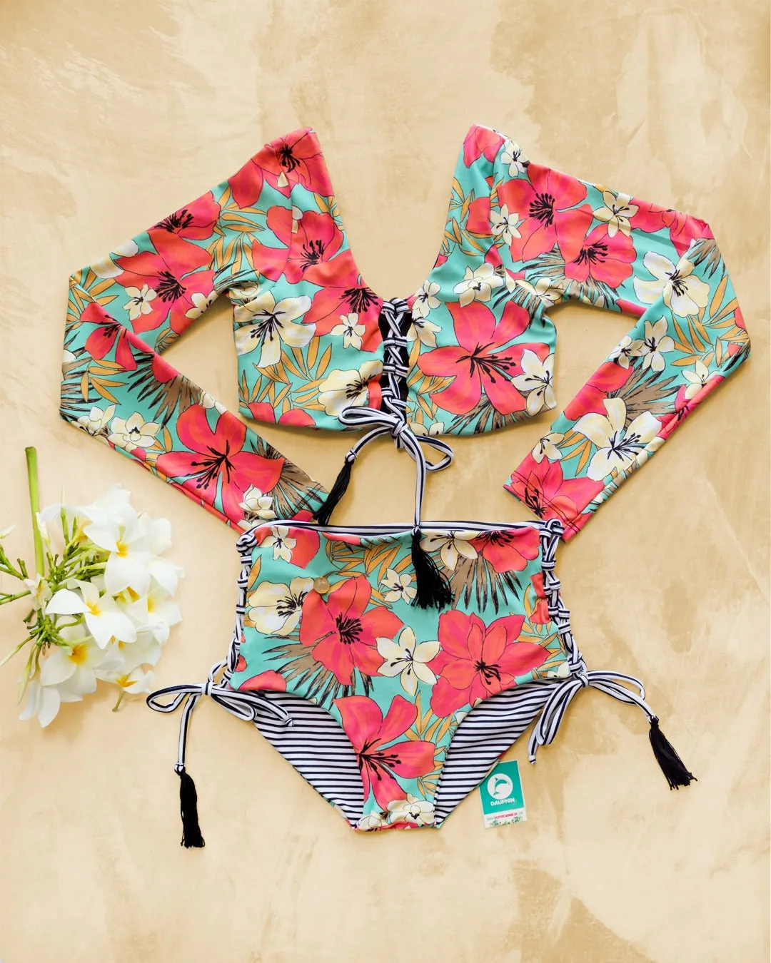 Colon 1 / Uribante Two Piece Swimsuit Reversible Bottom