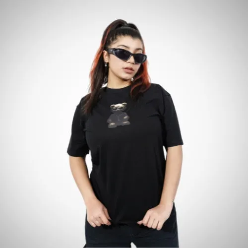 Demon Wear's Teddy "Heartless" Graphic T-Shirt Combo Pack Of 2 for Her