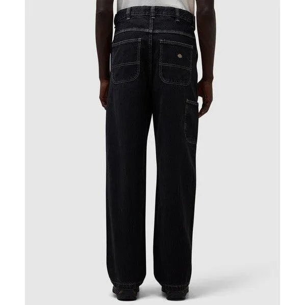 Dickies Madison Denim Pants Loose Fit Black Wash