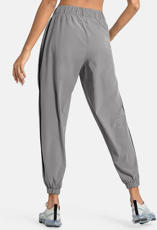 Elastic Waist Pocket Jogger Sweatpants