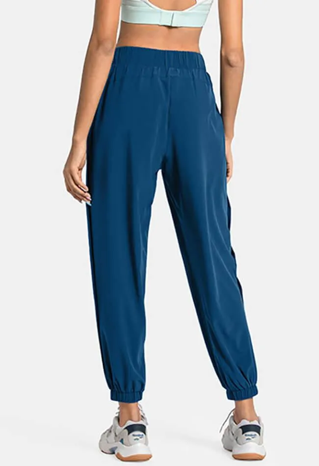 Elastic Waist Pocket Jogger Sweatpants