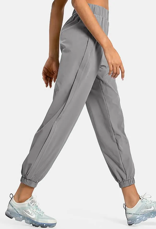 Elastic Waist Pocket Jogger Sweatpants
