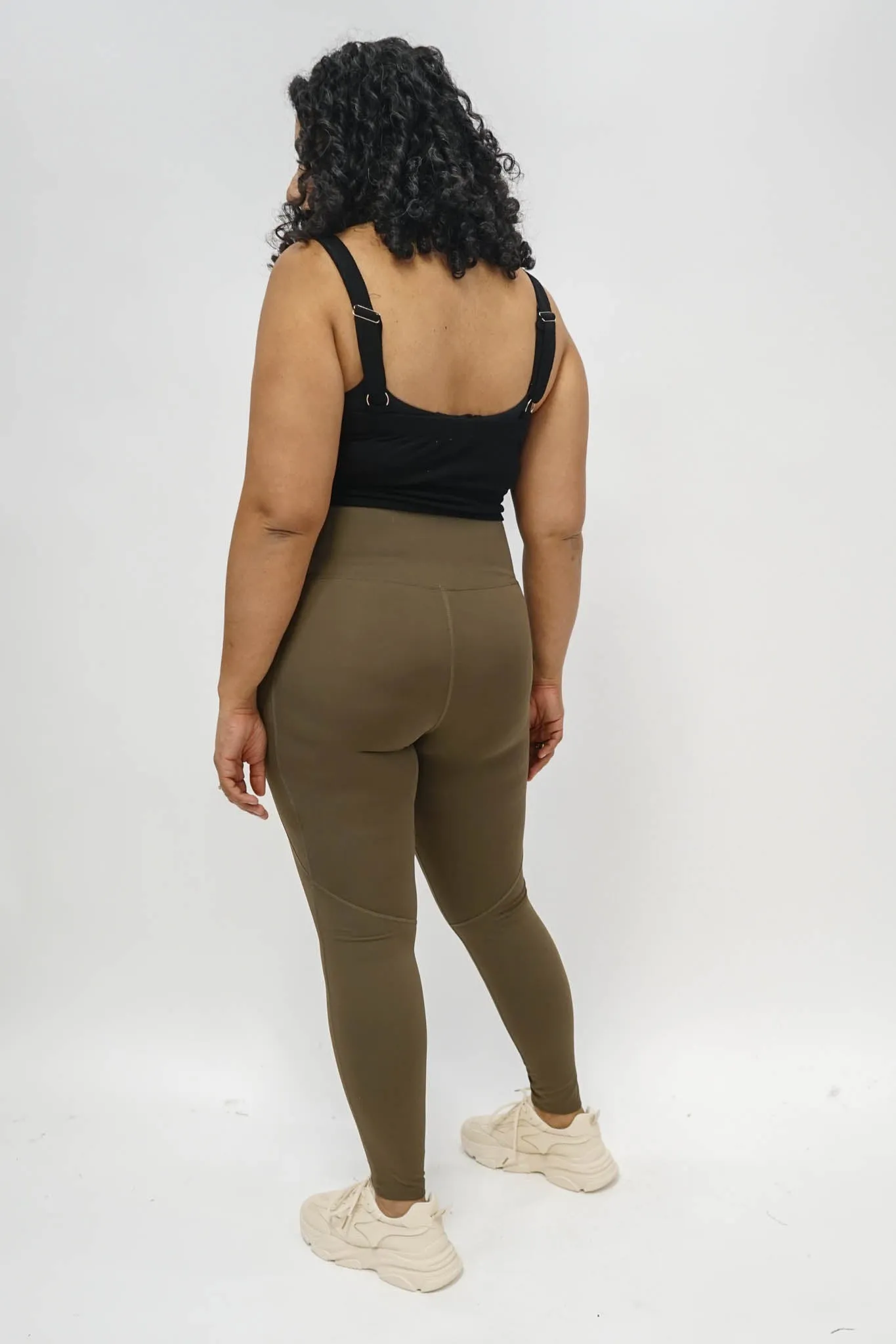 Essential Waist Shaper Leggings in Olive