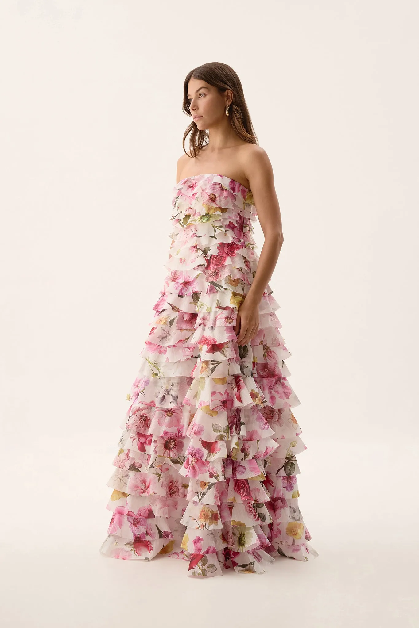 Fleur Pleated Gown