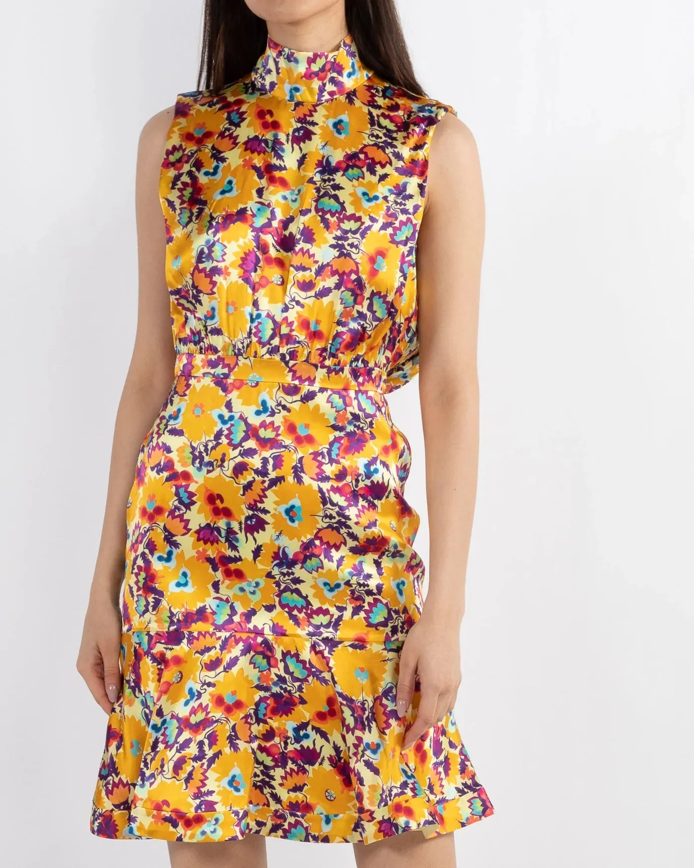 Fleur Short Pleated Dress