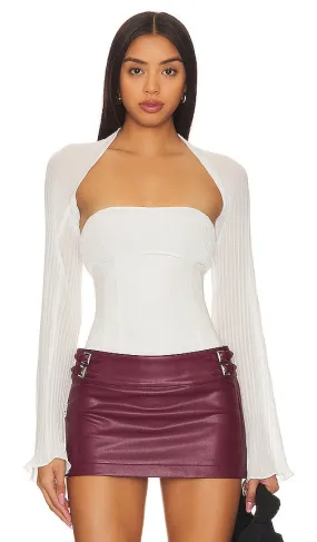 Free People x REVOLVE Elvie Corset Top in Ivory