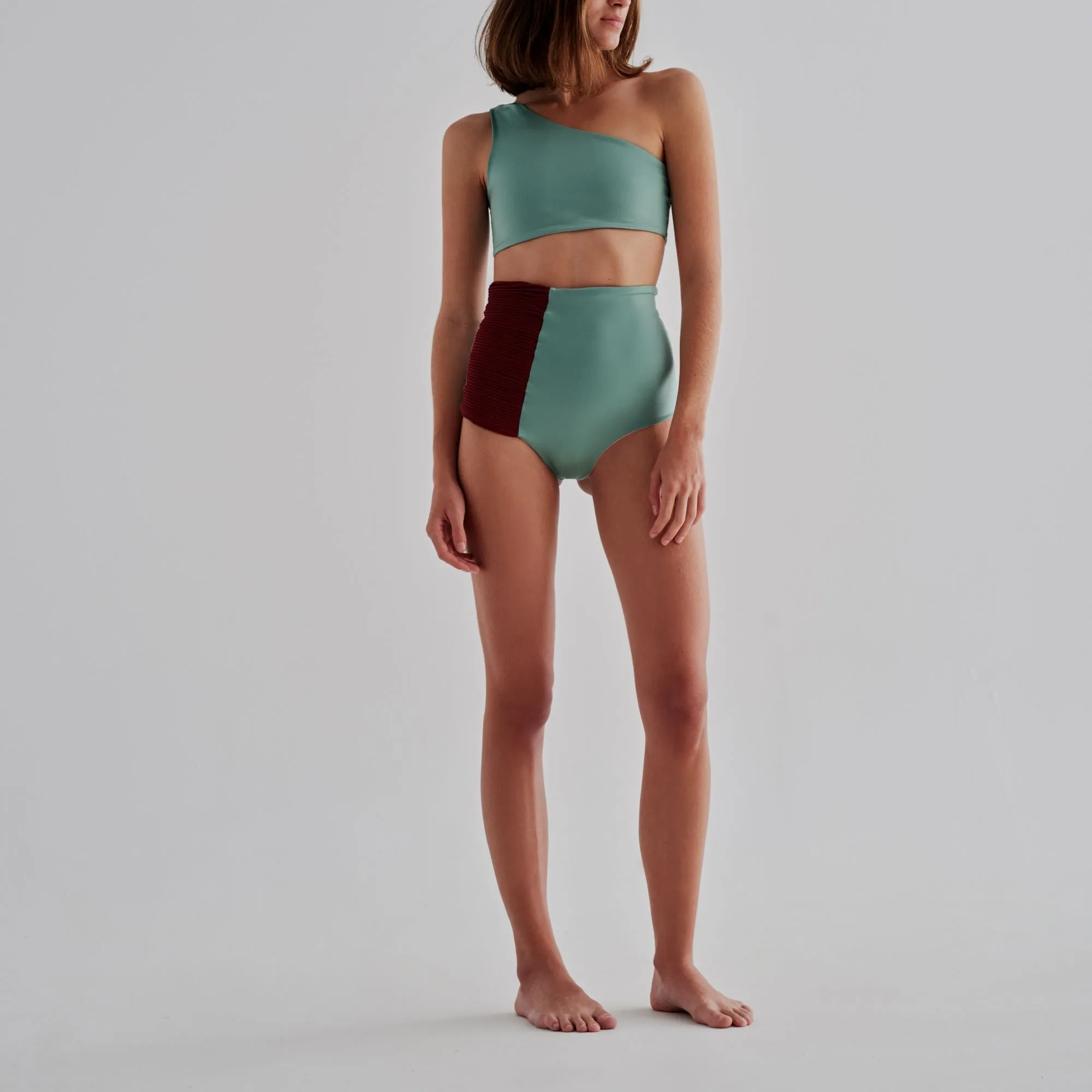 Frida Vintage Bottom / Shiny Mint - Rose