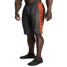 GASP No1 Mesh Shorts - Black-Flame