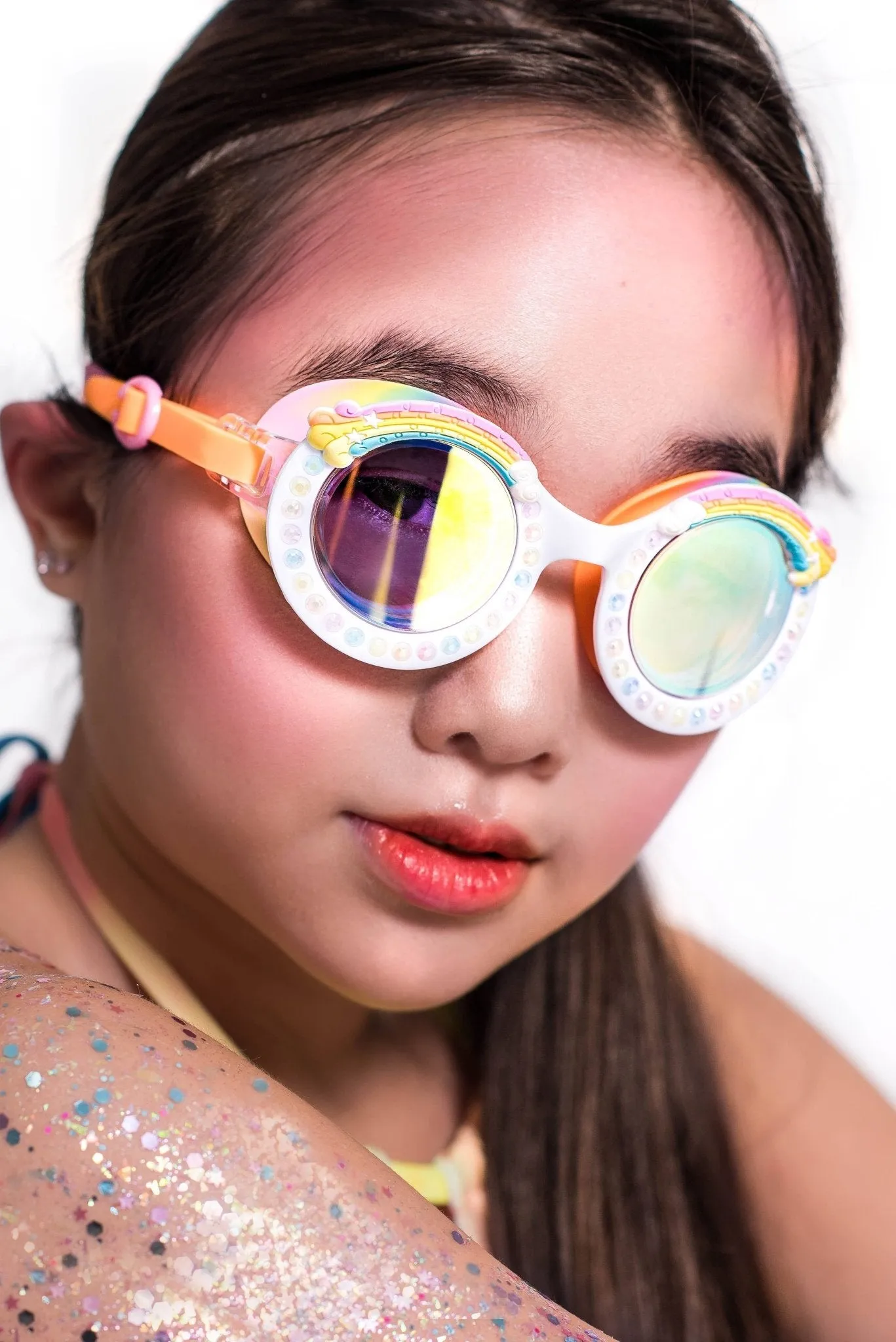 Girls Rainbow Swimming Goggles