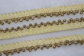 Golden Pearl Work Trim Border
