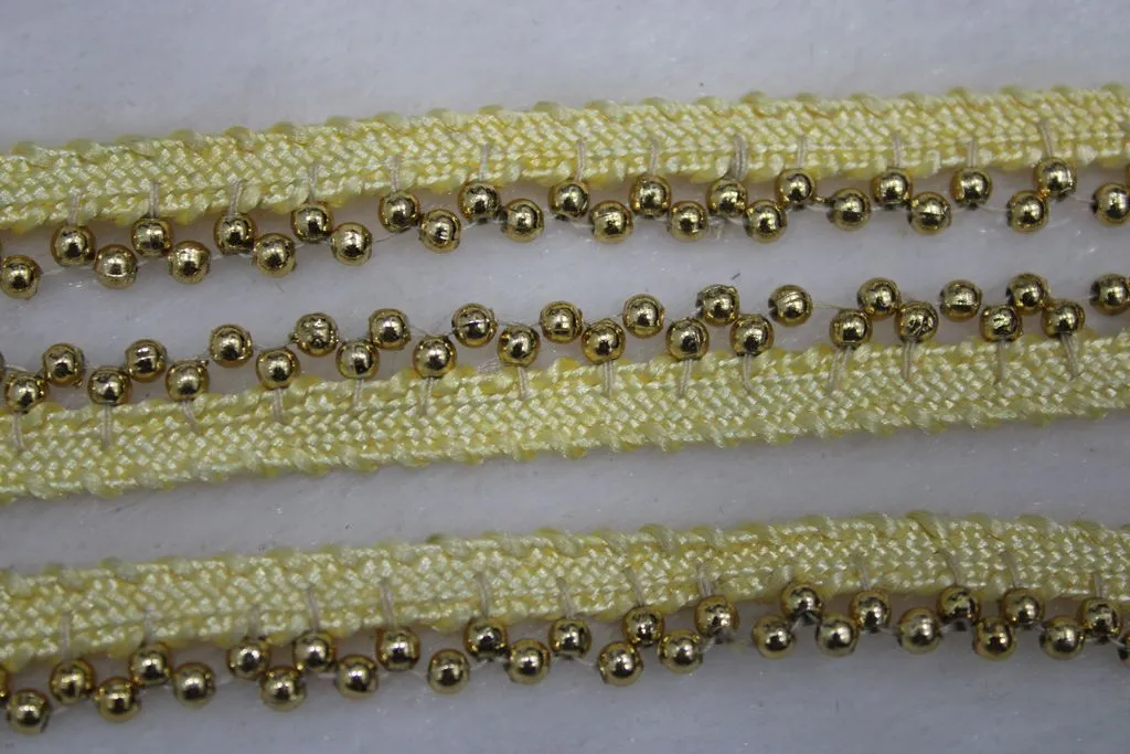 Golden Pearl Work Trim Border