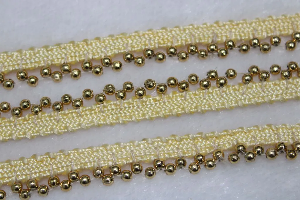 Golden Pearl Work Trim Border