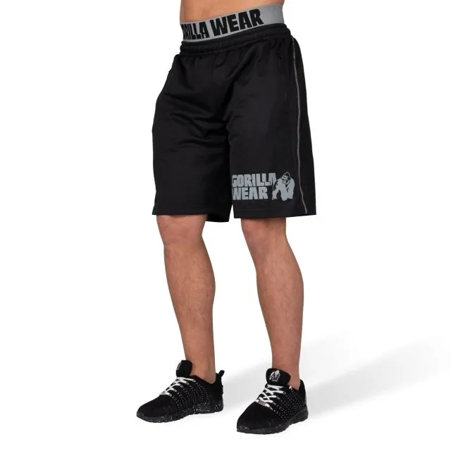 Gorilla Wear California Mesh Shorts - Black-Grey