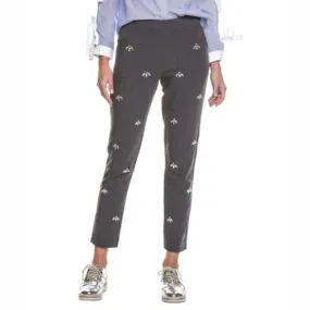 Gray Rhinestone Pants