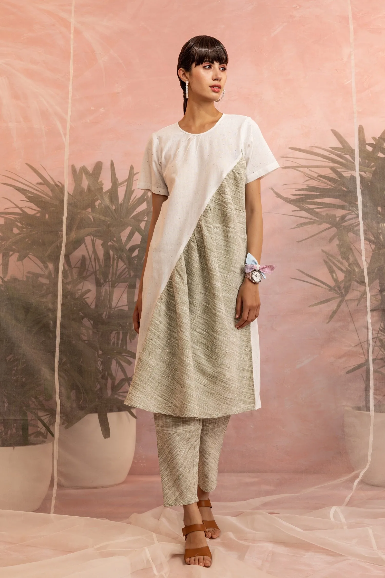 Green Kurta Pant Sets
