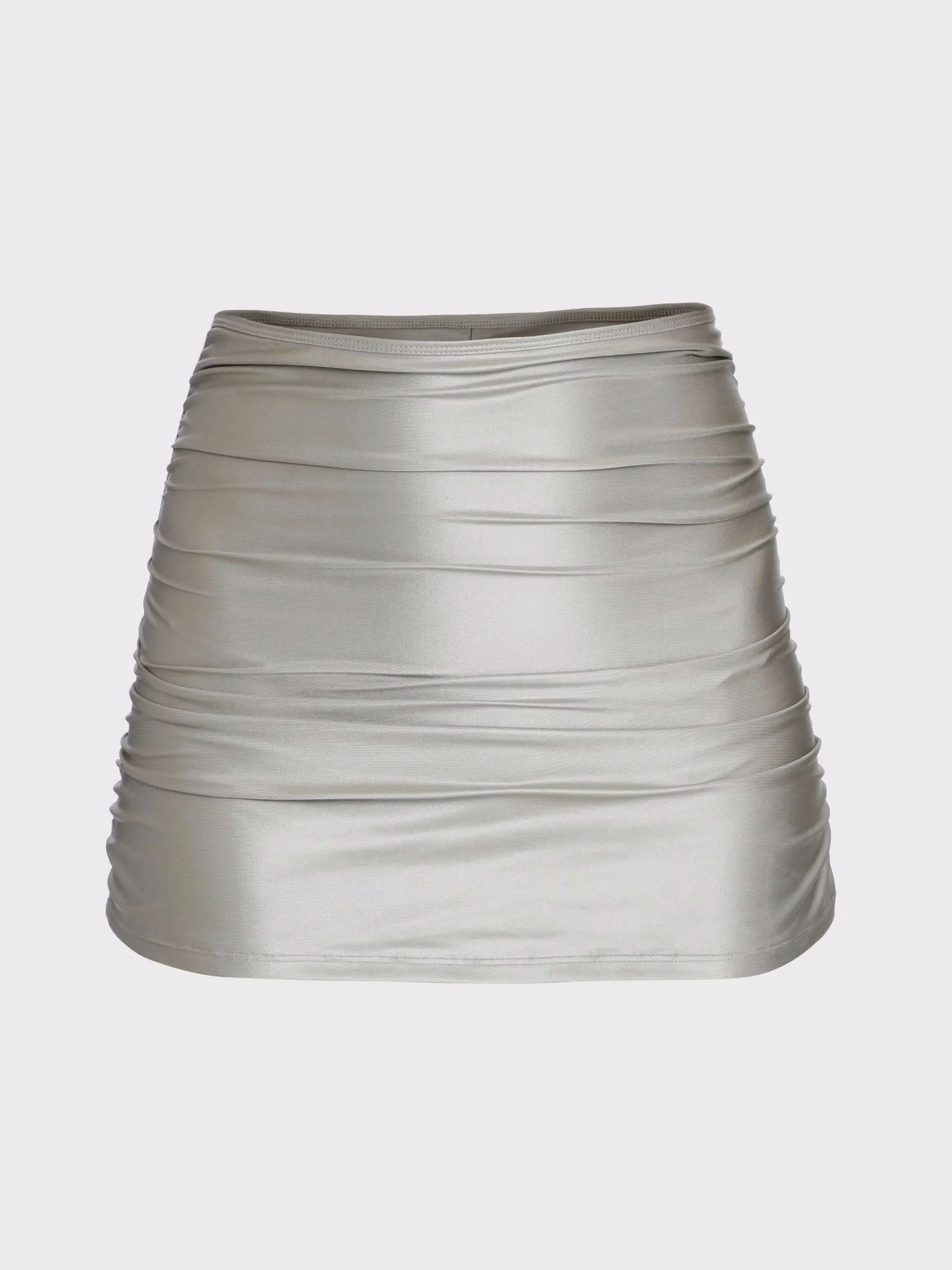 High waisted glowy swimsuit skorts