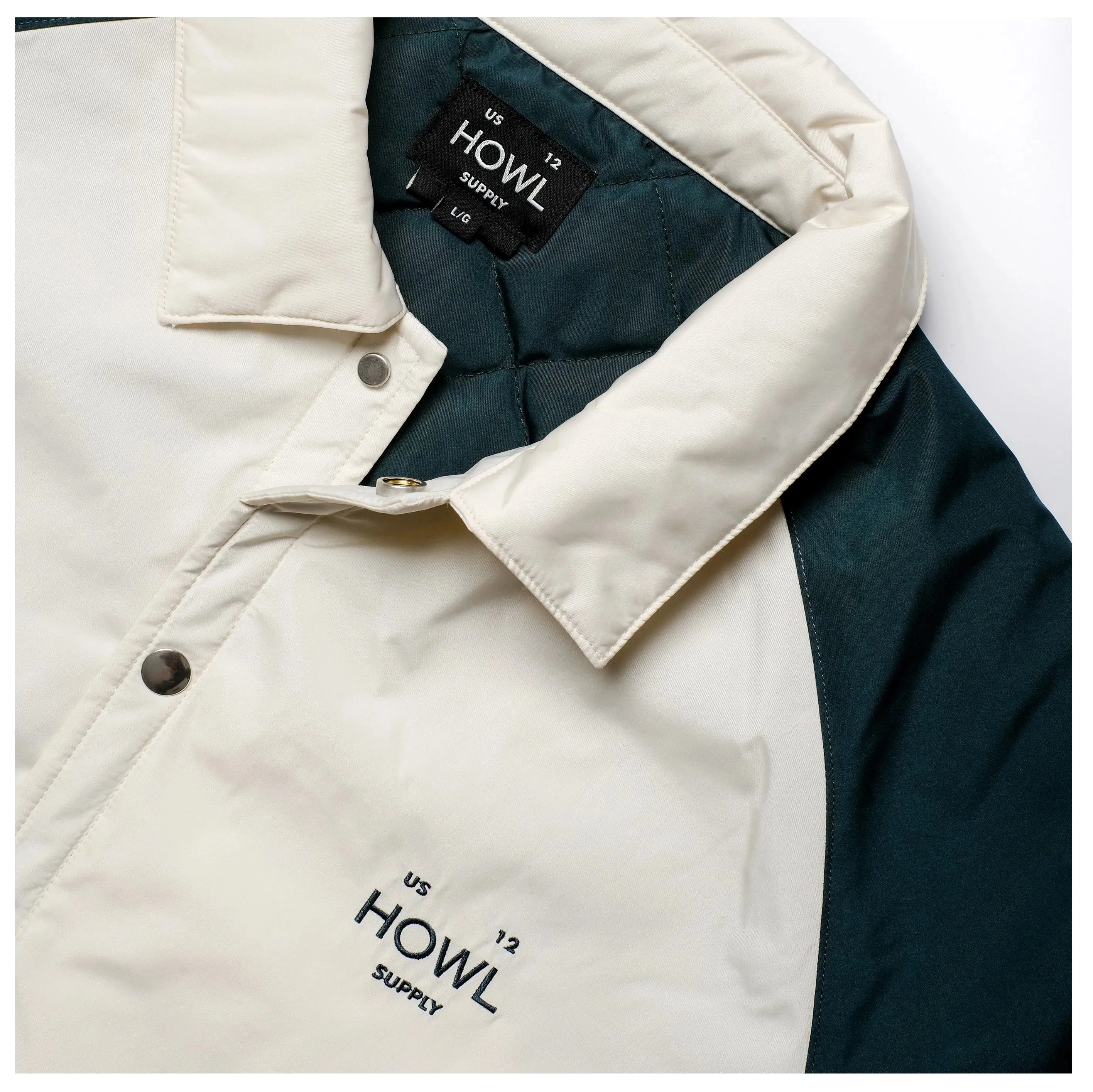 Howl Premium Coaches Jacket - Off White