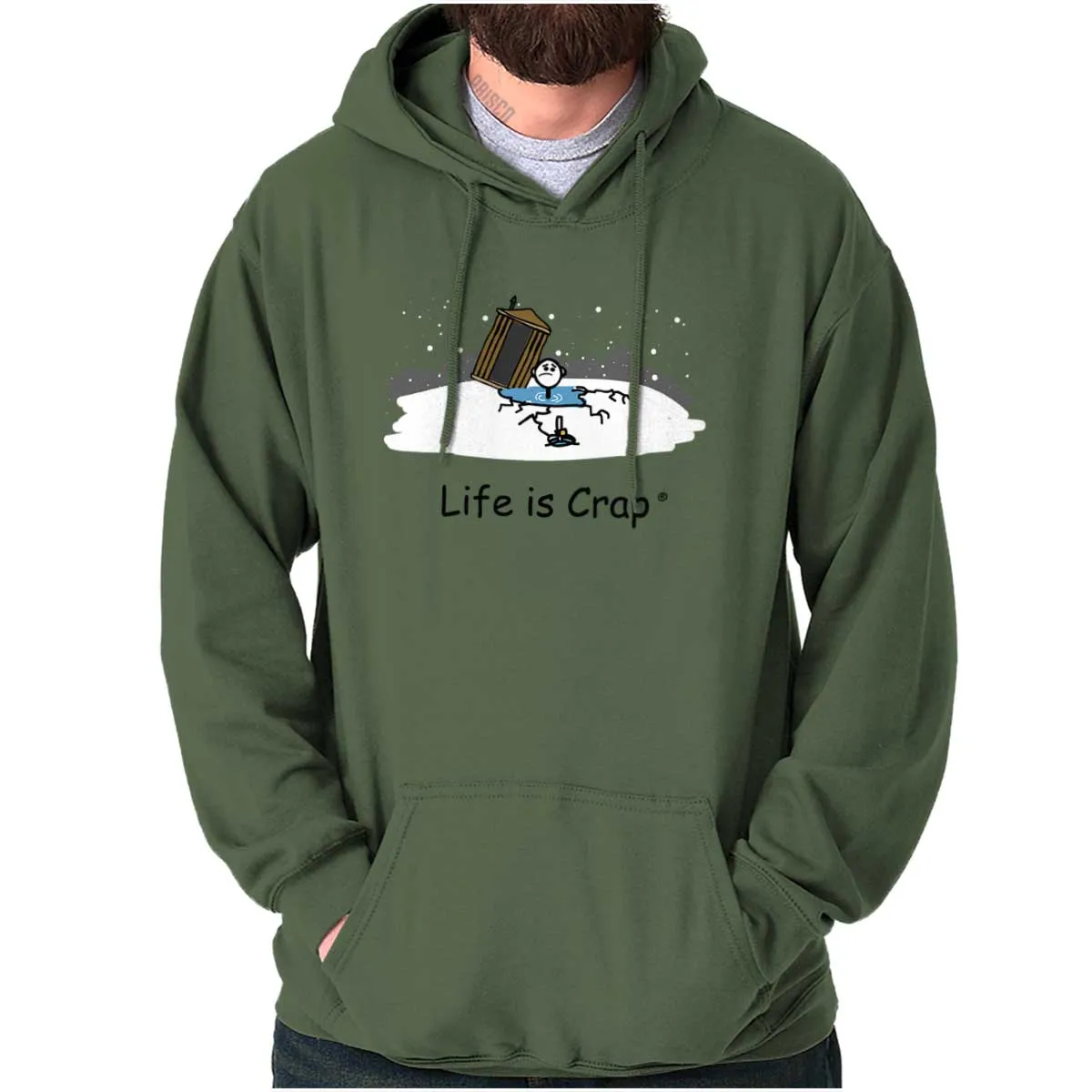 Ice Fishing Fail Hoodie