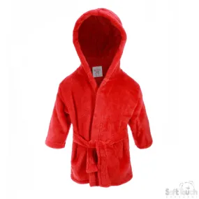 Infants Red Fleece Robe (0-6 Months) (PK4) FBR24-R-0-6