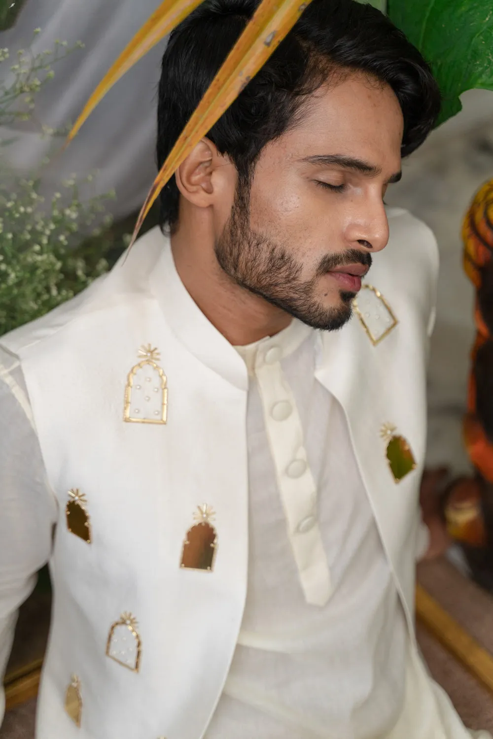 Ivory Cotton Kurta Sets