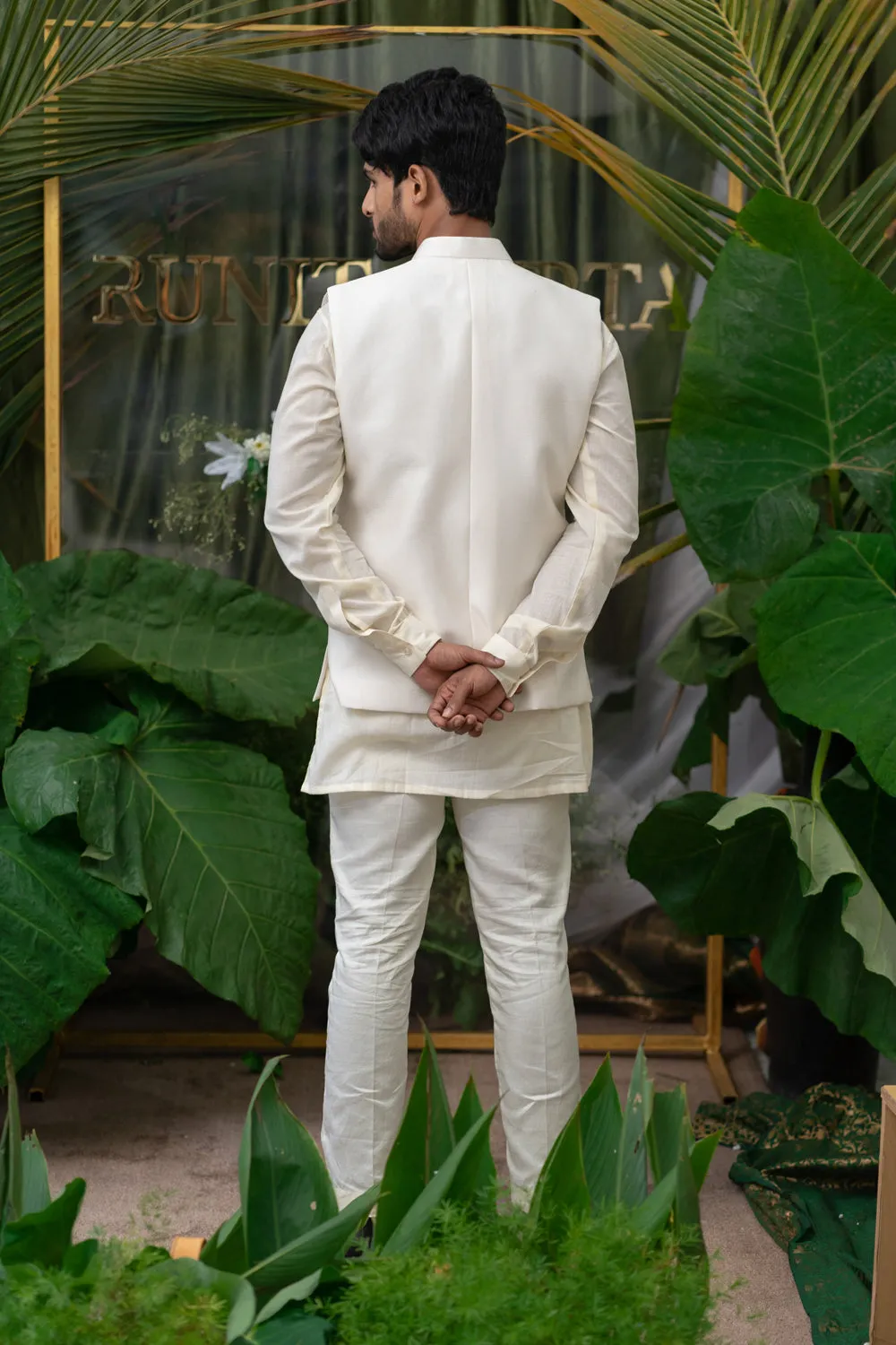 Ivory Cotton Kurta Sets