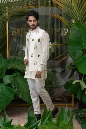 Ivory Cotton Kurta Sets