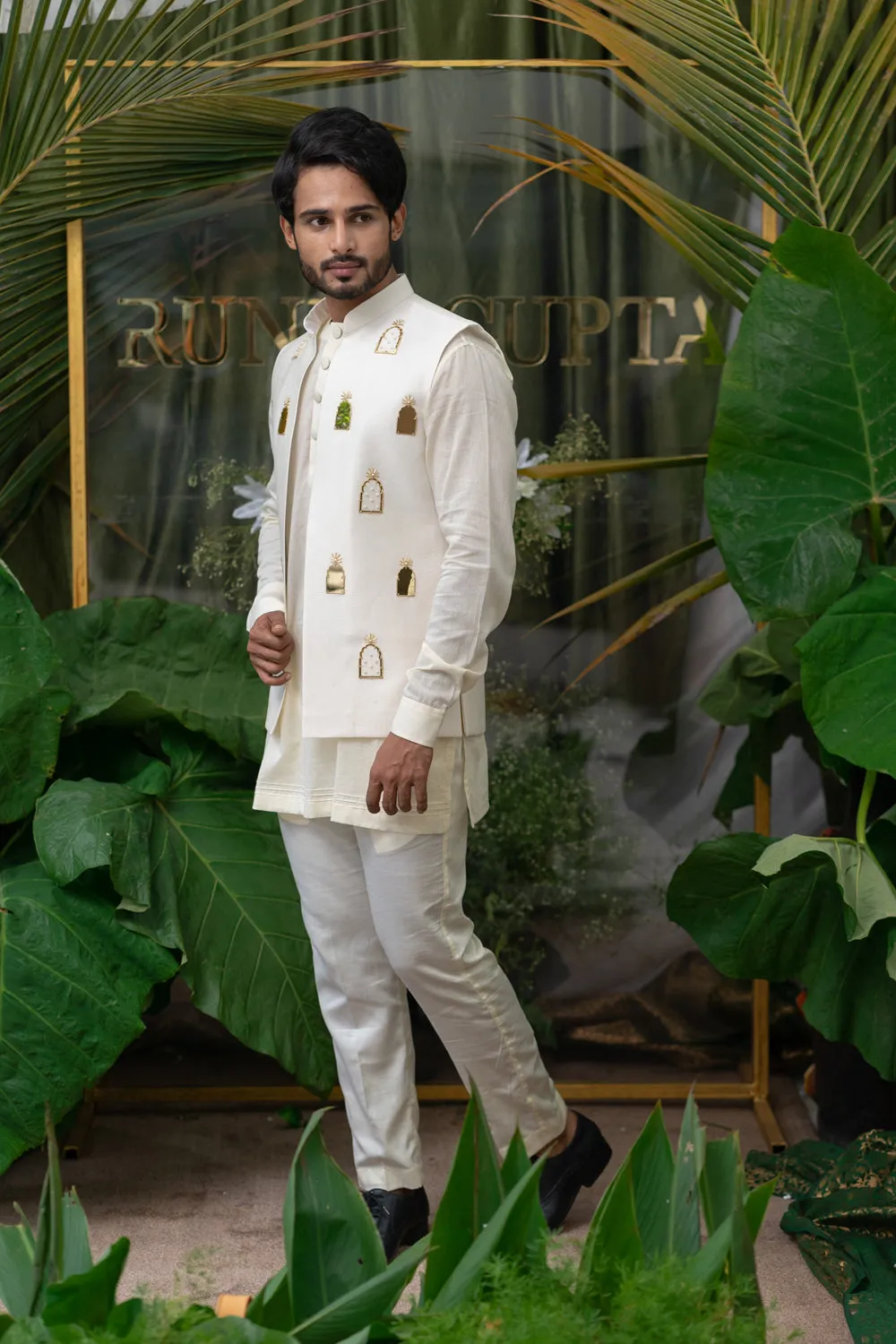 Ivory Cotton Kurta Sets