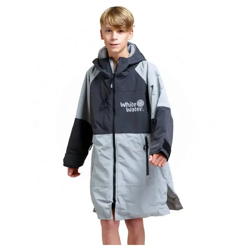 Kids Pool Swimming Robe | Steel Grey Unisex Hard Shell Robe